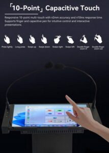 Interactive podium