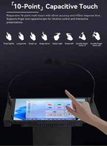 Touch lectern